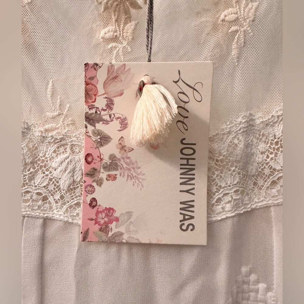 Johnny Was lace Blouse M - Picture 3 of 6
